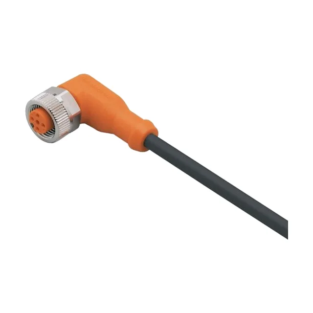 M12 Kontakt 90° 5M PUR 4-POL